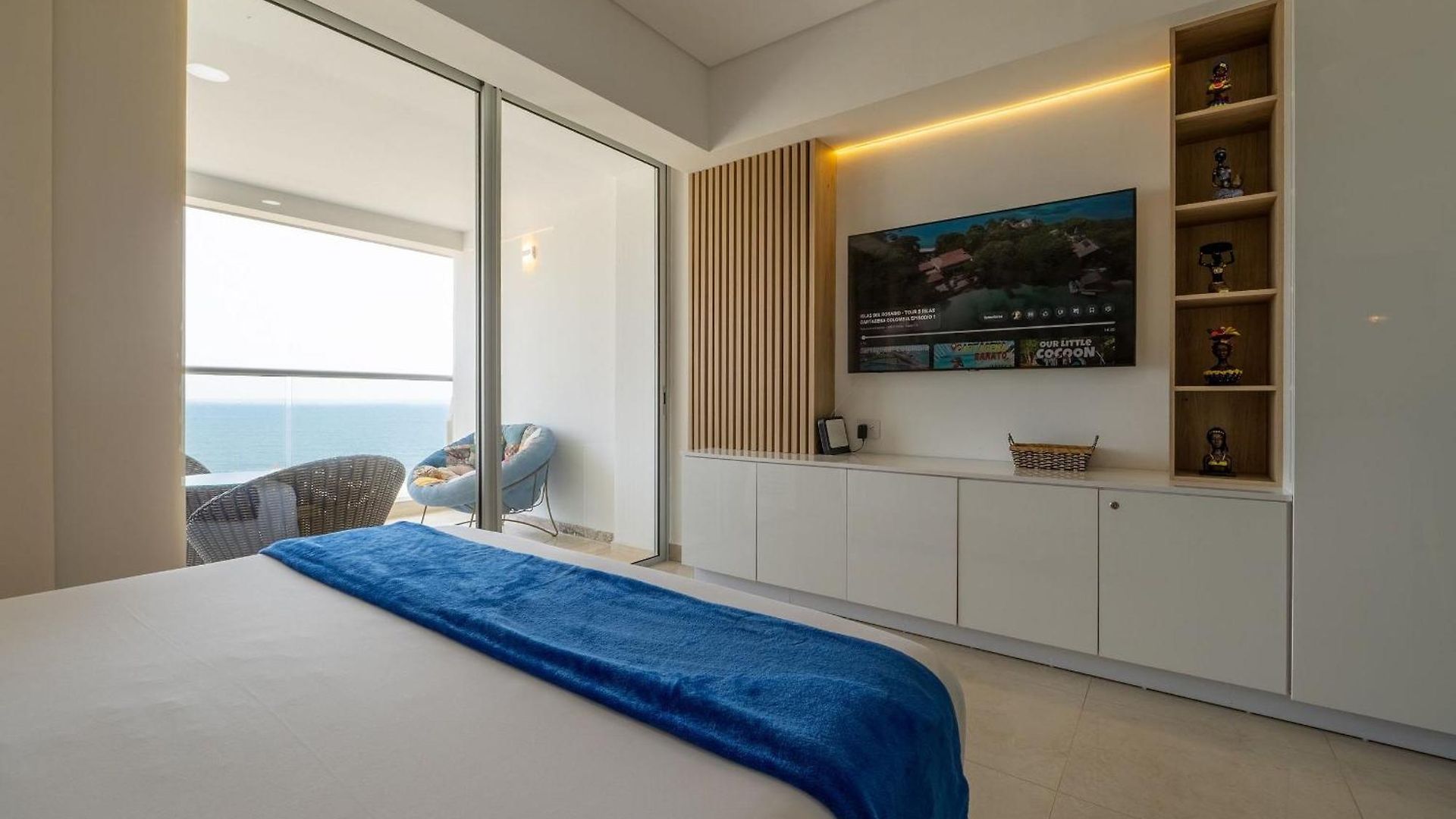 Apartamento Cb910 | Frente Al Mar Diseño Moderno Balcon
