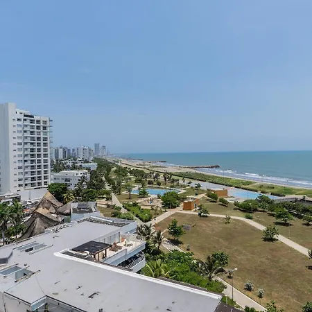 Cb910 | Frente Al Mar Diseño Moderno Balcon Apartamento *