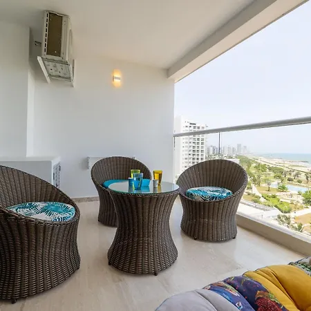 Apartamento Cb910 | Frente Al Mar Diseño Moderno Balcon *