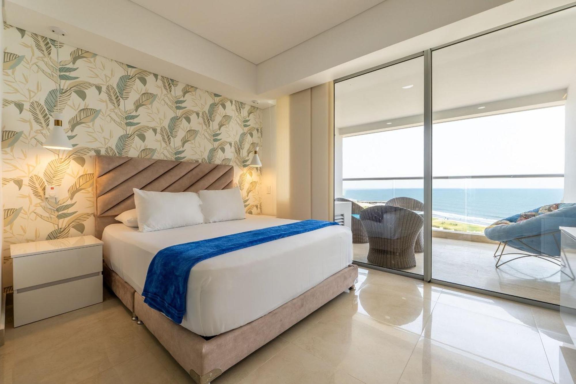 Cb910 | Frente Al Mar Diseño Moderno Balcon Apartamento Cartagena
