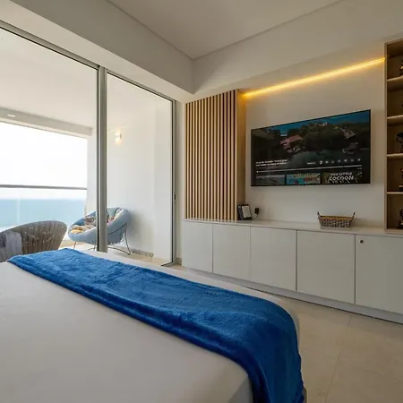 Apartamento Cb910 | Frente Al Mar Diseño Moderno Balcon