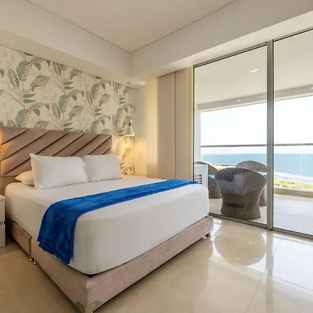 Cb910 | Frente Al Mar Diseño Moderno Balcon Apartamento Cartagena