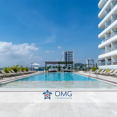Cb910 | Frente Al Mar Diseño Moderno Balcon Apartamento
